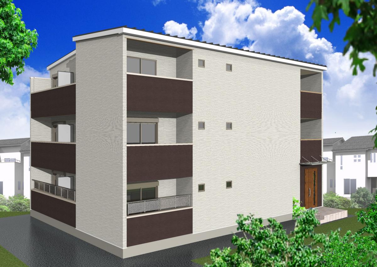 収益事業マンションのラモーナ藤阪元町が竣工しました。
