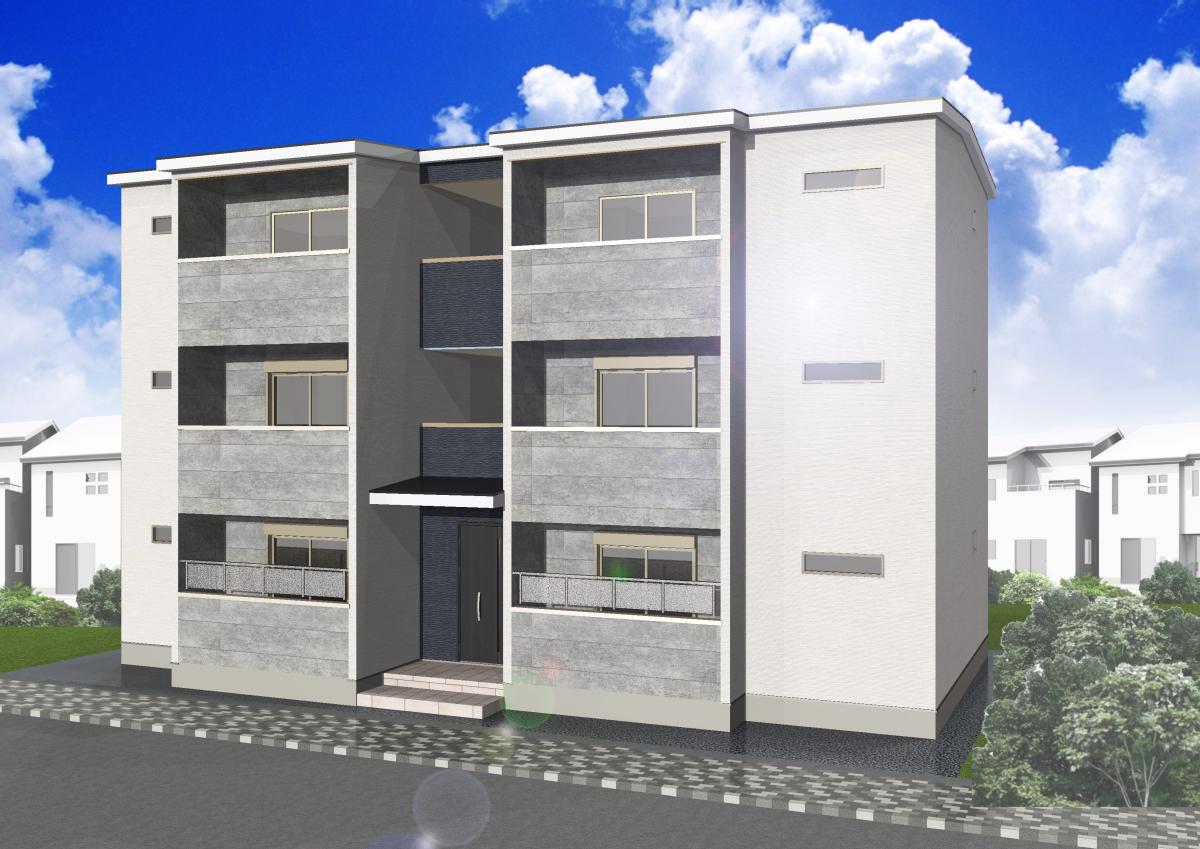 収益事業マンションのピレーネ上野口が竣工しました。