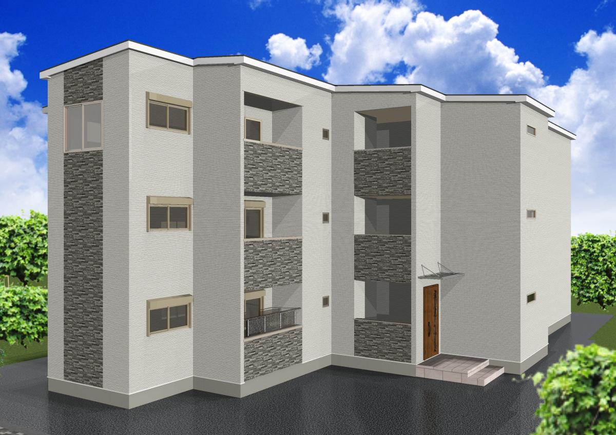 収益事業マンションのクリエオーレ藤阪東町Ⅱが竣工しました。